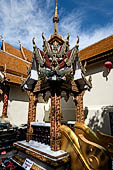 Chiang Mai - Wat Phra That Doi Suthep. A small bell tower. 